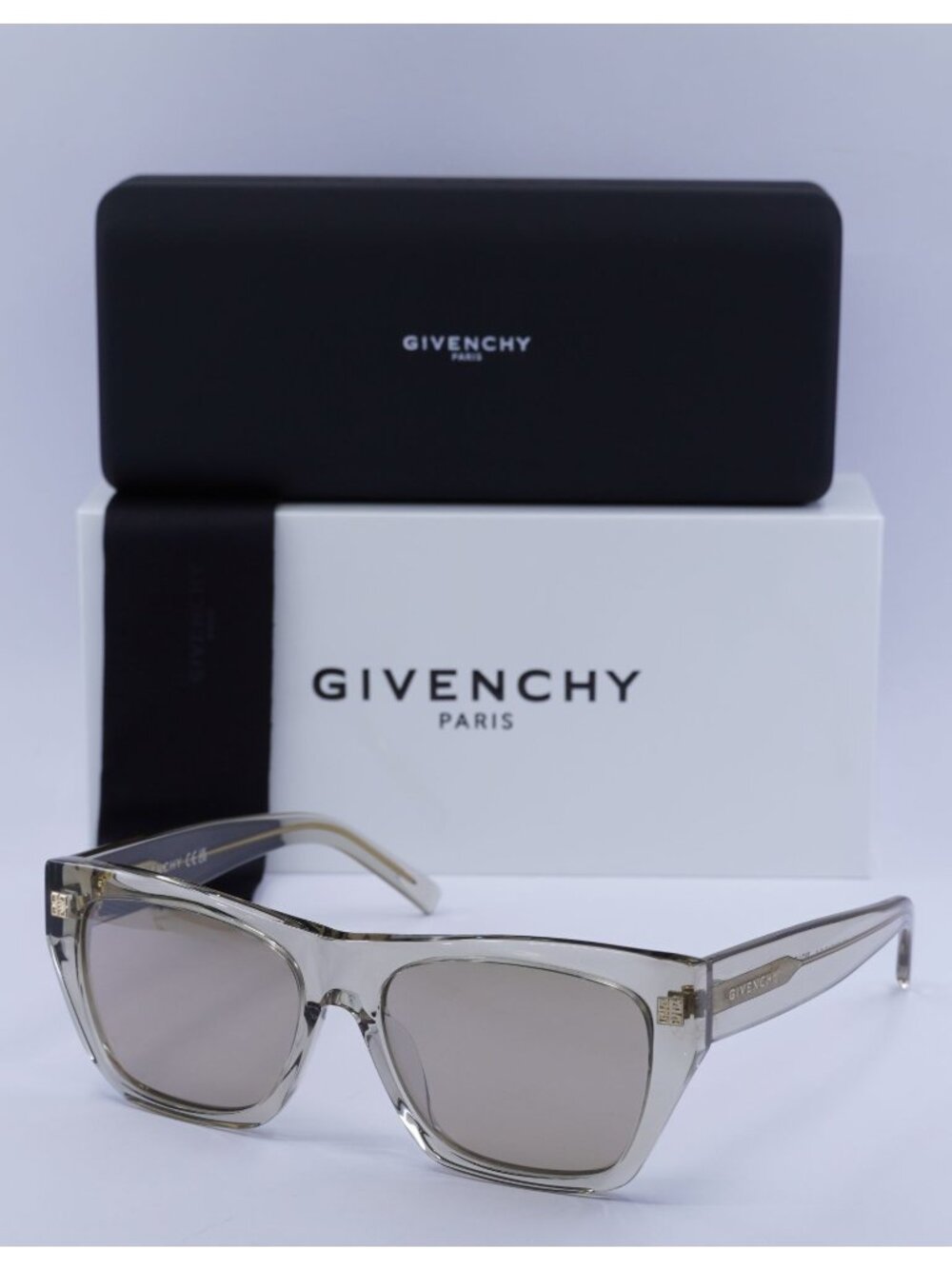 Givenchy GV40061U 45G Square Sunglasses Beige / Brown